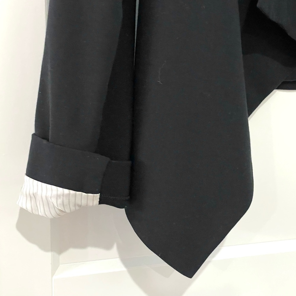 BCBG MaxAzria Abree Draped Open Front Jacket Blazer - Picture 7 of 8